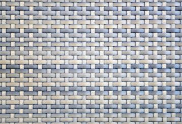 Eco-Friendly Woven Wood Roman Shades in West Hollywood Office Space